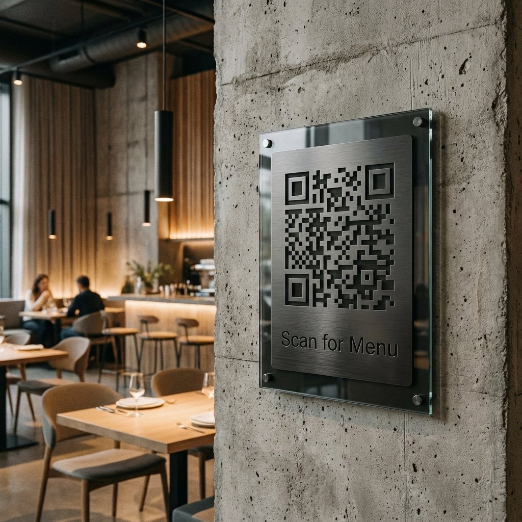 Wall Mount QR Plaque